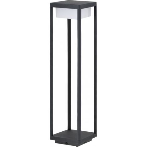 Farola cousteau ip44 1x9w led 900lm 4000k l.18xan.18xal.66cm gris (1/2)