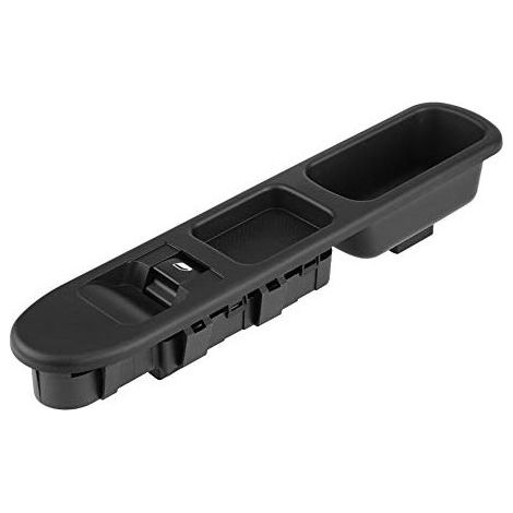 Commutateur de Commande de Lève-Vitre Électrique Côté Passager 6 Broches Verser Peugeot-Geot 207 2007-2015 6490HQ 66554HJ Noir (1/5)