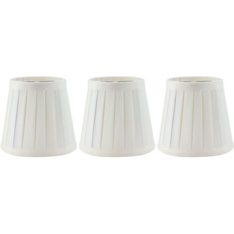 QORVA-3 pièces E14 Clip sur abat-jour bougie lustre tissu abat-jour pour htel KTV décor (1/5)