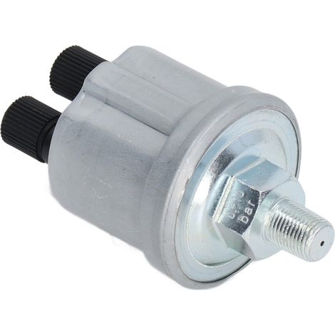 Öldrucksensor aus Aluminiumlegierung, stabiler Generator-Öldrucksensor für VDO 1/8 NPT 0–10 bar, matte Oberfläche, Doppelkopf (1/5)