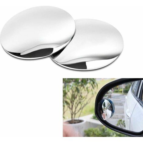 TRADE SHOP - 2 Specchietti Adesivi Aggiuntivi Specchio 360° Retrovisori Laterali Linq Fd-0577 -