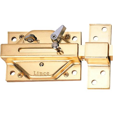 Cerrojo Sobreponer 3930Hl Laton Con Condena Lince
