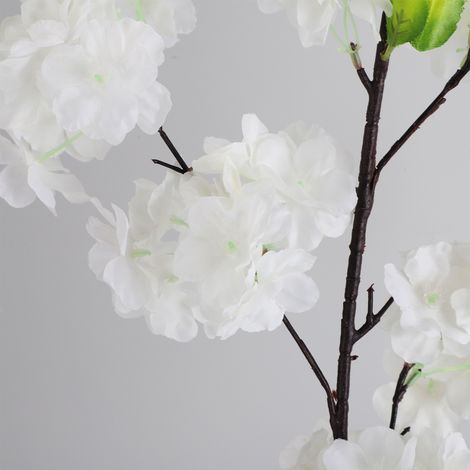 Branche de Fleurs Artificielles pour Décoration Maison, Bureau, Mariage et Jardin