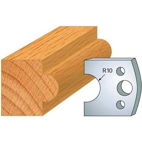Jeu de 2 Fers Profilés Acier HT 40 x 4 mm - N°015 Mouton - Outil de menuiserie - Diamwood