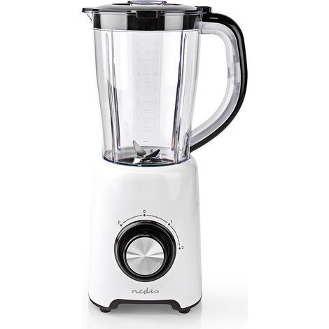 Nedis Batidora KABL300CWT blanco negro 1.5L 800W (1/5)