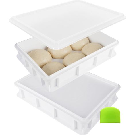 Caja para levar masa de pizza: capacidad para 12 bolas, apilable