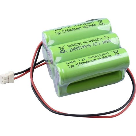 Pacco batteria 6x Stilo (AA) Mexcel NS1500AAHT adatto alle alte temperature, con spina NiMH 7.2 V 1500