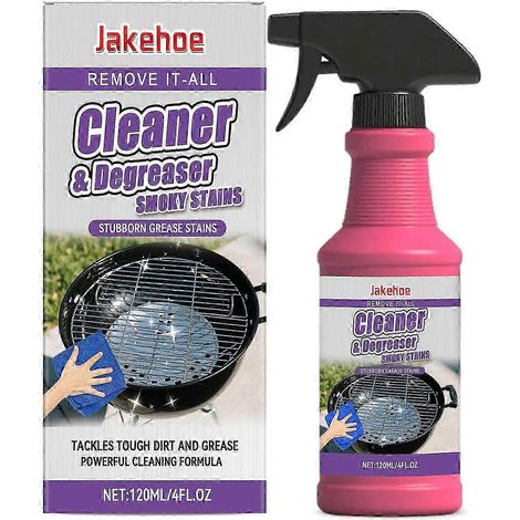 1PCSpray nettoyant pour grilles de barbecue 1 à 3 fois, pour barbecue extérieur, nettoyant puissant et sûr pour grilles et grilles de cuisson, nettoie et dégraisse les grilles et supports de cuisson d (1/5)