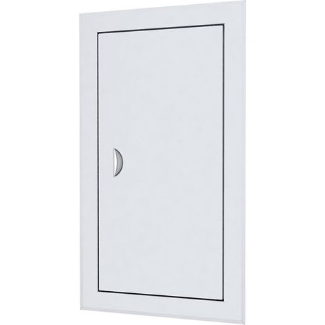 Couvercle de Regard en Acier Blanc 20x30cm (1/4)