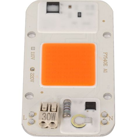 Source lumineuse LED sans pilote 220 V 30 W Blanc/Chaud/Spectre complet pour la croissance des plantes, dalle LED, accessoires de bricolage, perles LED intégrées haute efficacité, spectre complet (1/5)
