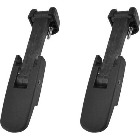 Deux loquets noirs de déverrouillage de capot pour Chevrolet H2 Kodiak - TopKick 2003-2009 (1/3)