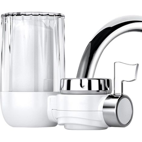ZHIJIA PREMIUM Filtre de robinet cuisine et douche - Anti-chlore, calcaire et odeurs avec 1 cartouche (1/5)
