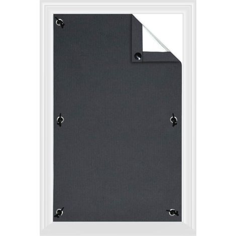 Store Occultant sans Perçage,60 x 120 cm Rideau Occultant Thermiques avec Ventouse, Protection Solaire, Store pour Fenêtre de Toit Chambre Jardin Voiture