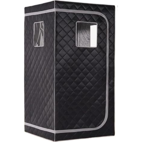 Kit de sauna portatif Sauna à vapeur for la maison, machine 4,0 L for la peau bénéfique, bain amincissant, spa, santé, tente de sauna à cadre en acier à joint simple Tente de sauna personnelle pour sp (1/5)