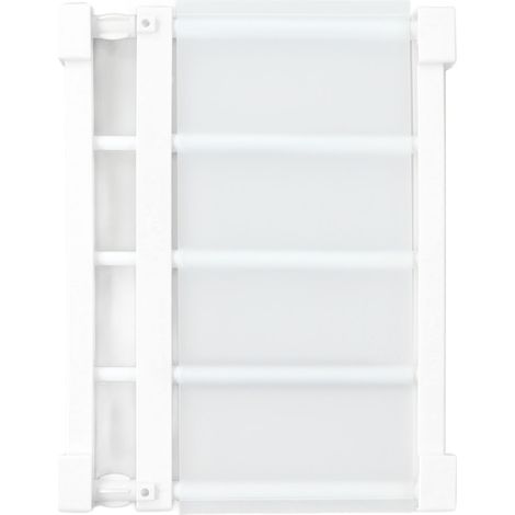 Étagère à barres de tension de 38 à 55 cm de largeur (14,2 pouces), extensible et sans clous, pour armoire ou penderie (38 à 55 cm / 15 à 21,7 pouces). (1/5)