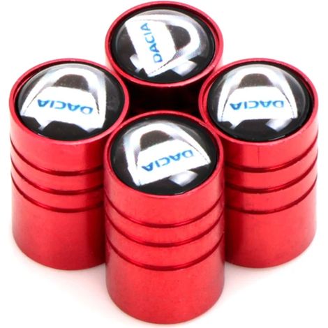 (Style 7) 4 bouchons de valve de pneu en métal neufs, compatibles avec Dacia Duster, Logan, Sandero 2, McV et Sandero. (1/5)