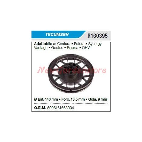 Polea de transmisión TECUMSEH cortacésped cortacésped futura synergy R160395