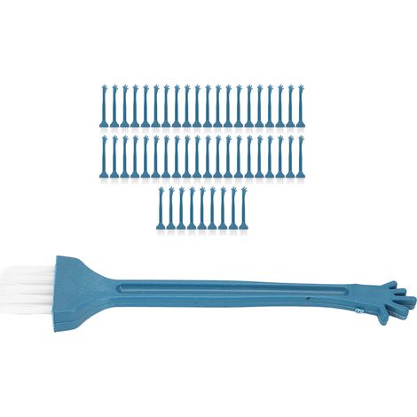 50 pièces Brosses de Nettoyage pour Rasoir Électrique, Poils Souples et Manche en PP pour Remplacement Facile (1/5)