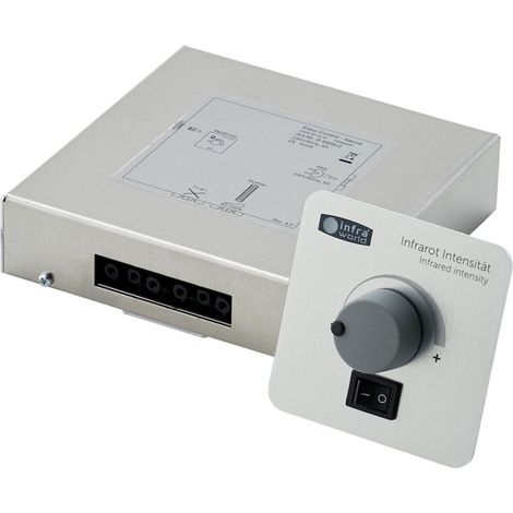 Infraworld Easy Control Sauna Infrarotsteuerung mit Regler für Infrarotstrahler silber (1/5)