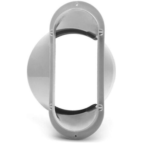 1 Stück Klimaanlagen-Fensterschlauchadapter, Flachmundanschluss 15 cm, universell für tragbare Klimaanlagen und Wäschetrockner (1/4)
