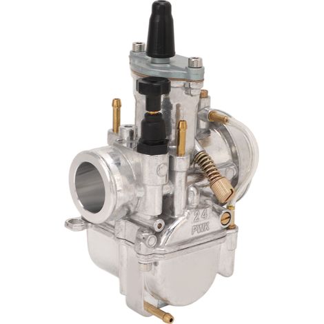 Carburateur métal 24mm universel pour 50cc-110cc quad, moto, scooter, pièce de rechange argent (1/5)