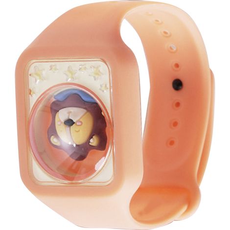Bracelet anti-moustiques naturel sans fuite longue durée mult usage sûr pour enfant extérieur orange (1/5)