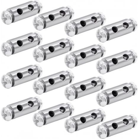 16 Serre-Câbles Acier Double Extrémité, Pour fils 1-2mm avec bouchon vis N (1/5)