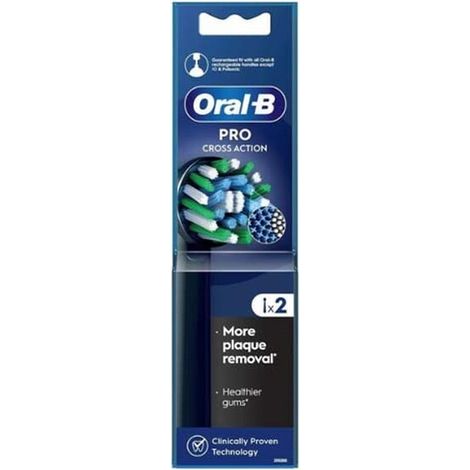 Oral-B Pro Cross Action Aufsteckbürsten 2er