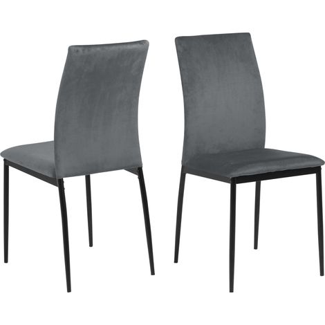 Des Chaise de salle à manger, gris. (1/5)