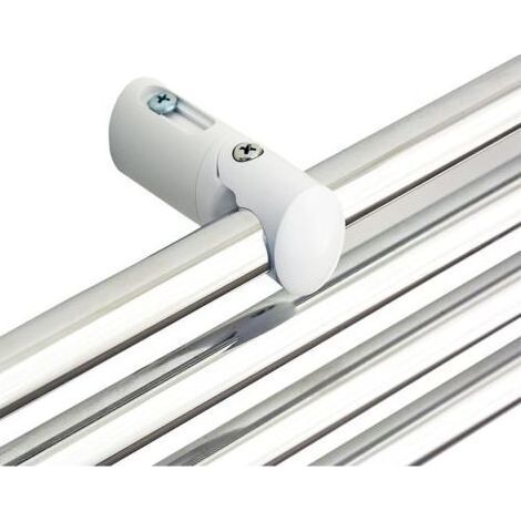 supports de rechange pour radiateur, sèche-serviettes, fixation murale blanche, espacement réglable, convient pour radiateurs de salle de bain droits ou incurvés (1/2)
