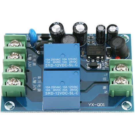Interrupteur d'alimentation de secours automatique, commutateurs d'alimentation de secours interrupteur durable AC 85-240 V pour la commutation de batterie (1/5)