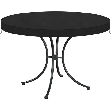 Table Housse Protection Jardin Bache Exterieur Ronde Ø102x10cm (1/5)