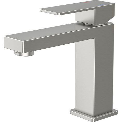 Robinet de Lavabo pour Salle de Bain, Mitigeur Inox (1/5)