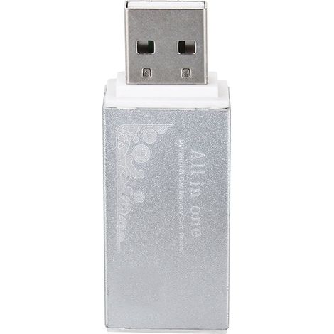 Lecteur de cartes mémoire universel pour SDHC, Micro SD, M2, MMC, Memory Stick Pro Duo et TF (1/5)