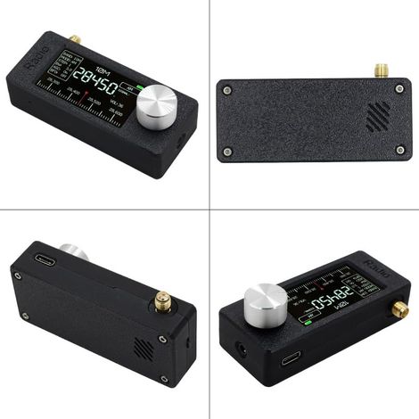 Mini radio SI4732: piccole dimensioni, grandi funzionalità, con schermo a colori ad alta definizione. Mini radio SI4732 con antenna a loop. Radio da tavolo, tipo +2 (1/4)