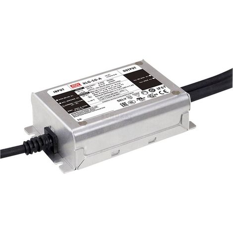 Mean Well XLG-50-A Driver de LED à puissance constante 50 W 530 mA - 2.1 A 22 - 54 V/DC circuit PFC, réglable, non dimm (1/2)