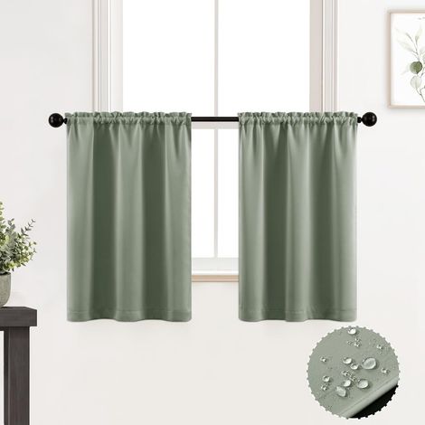 Cenefa de cocina impermeable con cubierta para barra de 60 cm para puertas y ventanas pequeñas, juego de 2 - Verde (1/5)