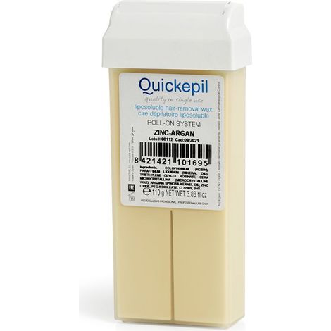 Quickepil Enthaarungswachsrolle Zink-Argan 110 g