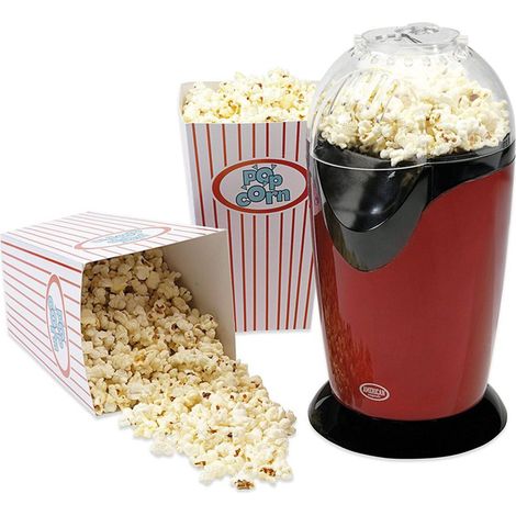 Macchina per Pop Corn Elettrica ad Aria Calda Senza Olio 1200 Watt per Feste (1/3)