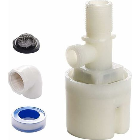 3/4" Valve de flotteur, la boîte de contrôle du niveau d'eau est une version améliorée de la valve de flotteur traditionnelle, utilisée dans les piscines, réservoirs de bétail, aquariums-LIAIKI