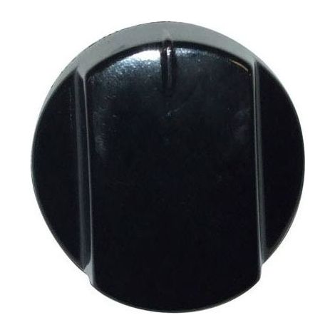 Bouton Bruleurs Gaz Noire Diamond C00111560 Pour TABLE DE CUISSON