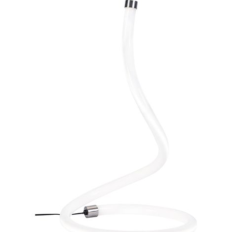 Sobremesa Rolly LED 12W Blanco Neutro - 4000K Níquel Satinado para Interior de Mesa en Oficina, Dormitorio, Comedor