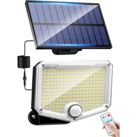 Solarbetriebene Außenleuchte mit Bewegungsmelder, solarbetriebene Gartenleuchte (1/5)