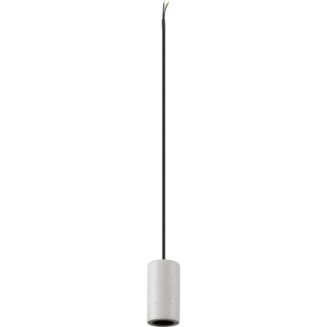 E27 FITU PD suspension stone long. 500 cm câble nu 1 x max. 15 W gris - SLV - 1010419 (1/3)