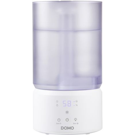 DOMO DO267HD Ultraschall-Luftbefeuchter 75 m³ 23 W Weiß, Durchsichtig (1/5)