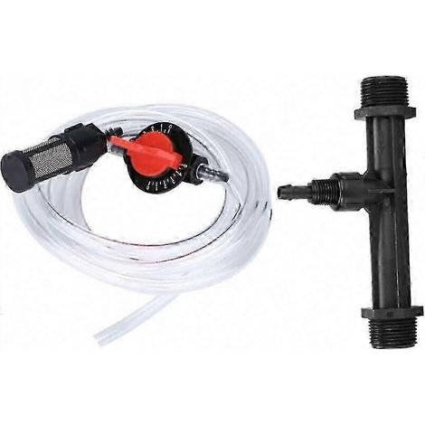 Düngemittel-Injektor-Set mit Schalterfilter und Wasserschlauch G3/4 für einfache Installation (1/5)