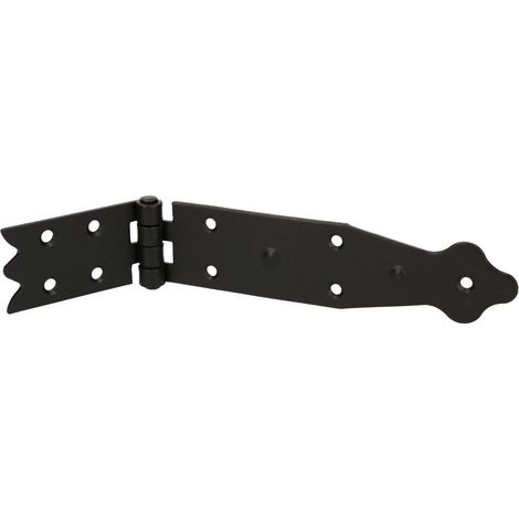KOTARBAU Charnière de caisson - 210 x 35 mm - Revêtement par poudre - Noir (1/5)