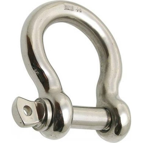 5 Manilles Lyre Forgée 10 mm - Inox A4 - D-Work