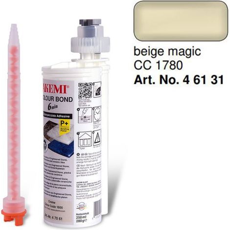 Colle précolorée Colour bond P+250ML AKEMI CC 1780 Beige magic