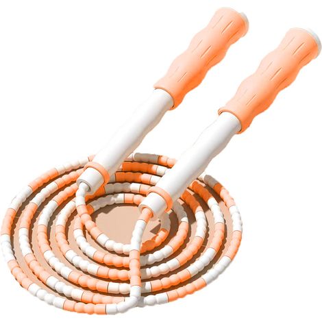 Corde À Sauter - Perles Enroulées Nylon - Réglable Pour Intérieur Extérieur - Adulte Enfant - 1 Pièce (1/5)